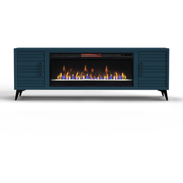 Realcozy Malibu 78” Fireplace TV Stand